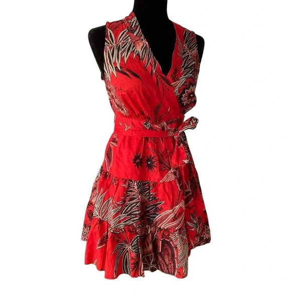 NWT Banana Republic ( Summer 2022) Petite Stampa Mini Dress size XSP - Picture 4 of 11